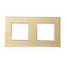 Solid Aluminum Double Frame 86*157mm- GOLD