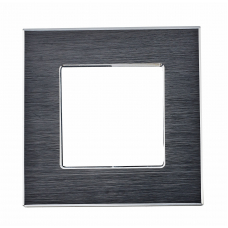 Solid Aluminum Frame  86*86mm- BLACK