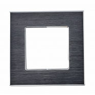 Solid Aluminum Frame  86*86mm- BLACK