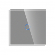 Touch Switch Glass Panel 1-gang,  GRAY